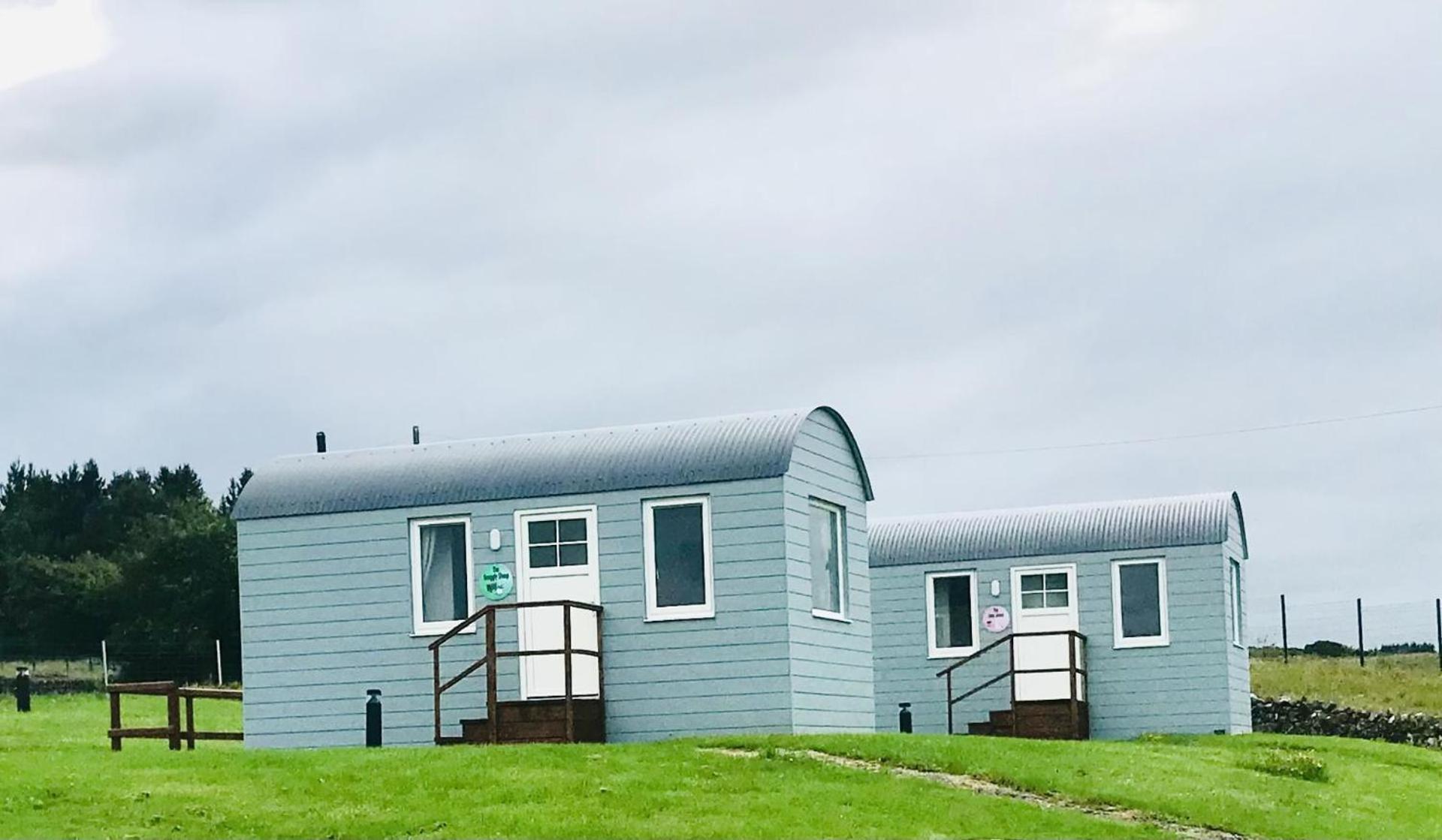 The Snuggly Sheep Shepherd Hut Farm Stay バリシャノン エクステリア 写真